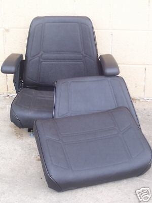 Black Kubota Seat Cushions M9000 M8030 M7030 M5030 M8200 - Kubota Lawn Tractor Seat Cover